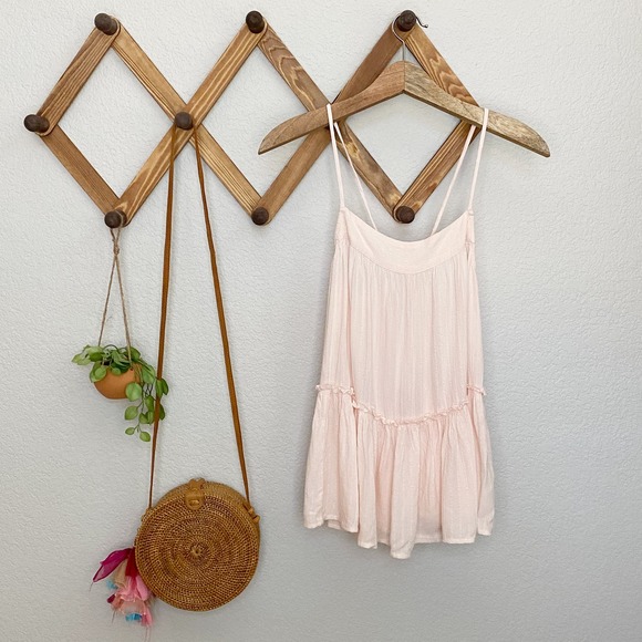 American Eagle Flowy Pink Tank Top Size Small NEW - Picture 1 of 7